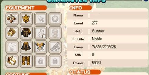 Gambar Product Chef Account 310, Gunner 277, Jester, Artisan, Swordmaster