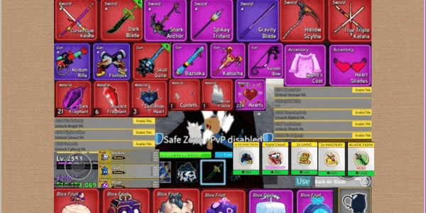 Gambar Product #11 MAX LEVEL GG ACCOUNT ALL RACE V4 FULL GEAR T10 -draco GP -notif DB V3 Storage +2 AVA GG (datapolos)