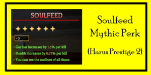 "Soulfeed | Mythic Perk"