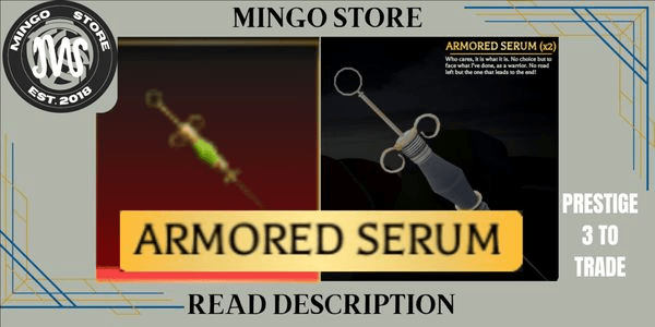 Gambar Product It appears that the phrase "Armored Serum (Via Trade) - Attack on Titan Revolution | AOTR" is already in .