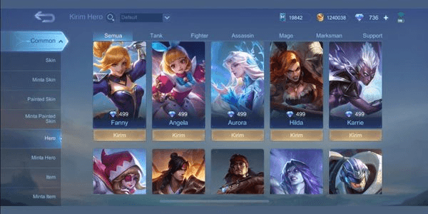 Gambar Product Hero Price 499 Diamonds Free Choice