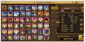 #SW414 [GLOBAL] LD Nat5 Dragon/Grogen+ 2 Transmog | Arena F2, R5, Best SPD +143 | Verad, Tiana, Wind Nezuko, Rica | 54 *6