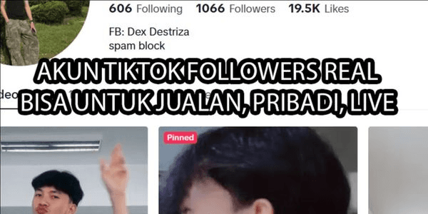 Gambar Product  #9 TIKTOK ACCOUNT ACCORDING TO THE IMAGE