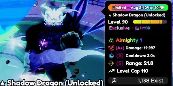 Gambar Product Shadow Dragon (Unlocked)/Kafka Evo Trait Almighty