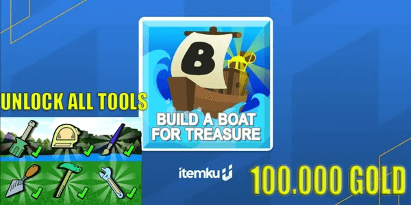 Account Build a Boat for Treasure 100K GOLD