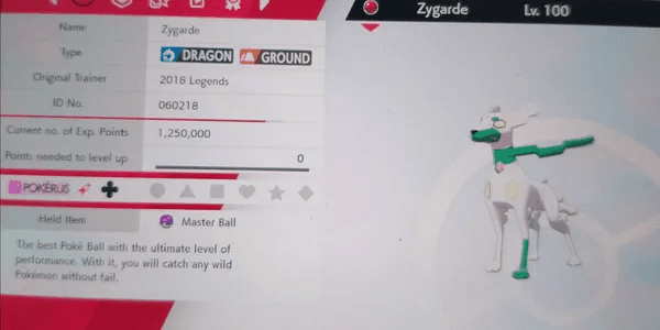 Shiny Zygarde, Shiny Zeraora, and Marshadow