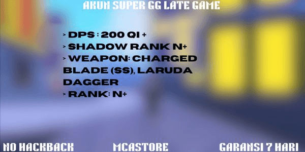 Gambar Product Account LateGame GG, 5 SNOW G MAX, 1 SNOW N MAX, RANK N+