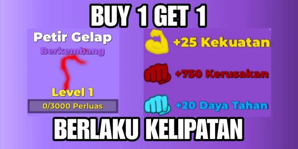 Gambar Product Dark Lightning Evolved - Muscle Legends