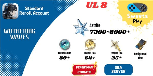 Gambar Product [SEA] Wuthering Waves Standard Reroll Account