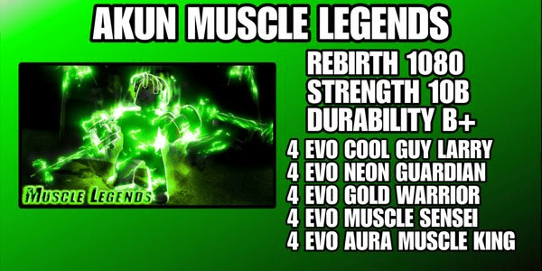 Gambar Product Account Muscle Legends | Rebirth 1080
