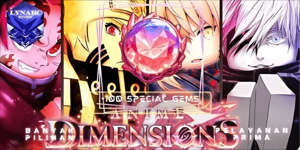 Gambar Product +100 Special Gems - Anime Dimensions Simulator