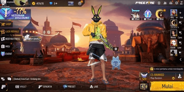 Gambar Product AKUN FF SULTAN CHEAP, VAULT PLENTY, AK 2 MILLION MAX, SG 4 FLAVORS ETC.
