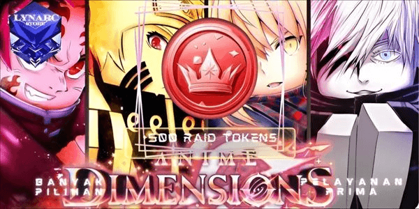 Gambar Product +500 Raid Tokens - Anime Dimensions Simulator
