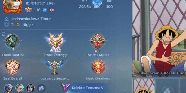 Gambar Product AKUN ML GG Ex IMO WR GG | SKIN GG | PROMO