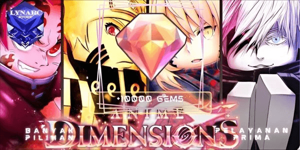 Gambar Product 10000 Gems - Anime Dimensions Simulator