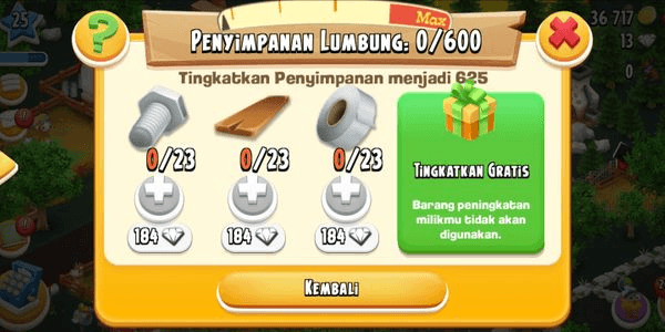 Gambar Product Account Lv25 Silo 200 Barn 600 (See Picture)