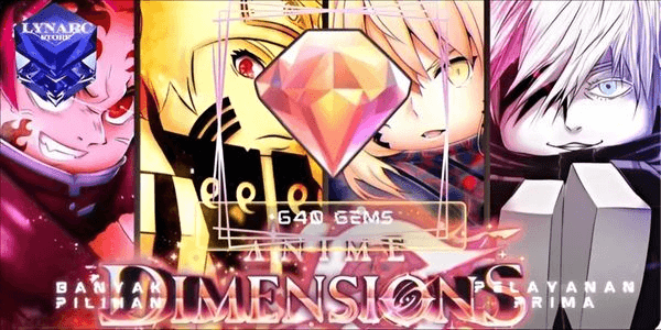 Gambar Product 640 Gems - Anime Dimensions Simulator