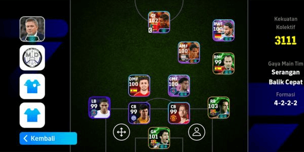 Gambar Product Akun Efootball Mobile Bullet header