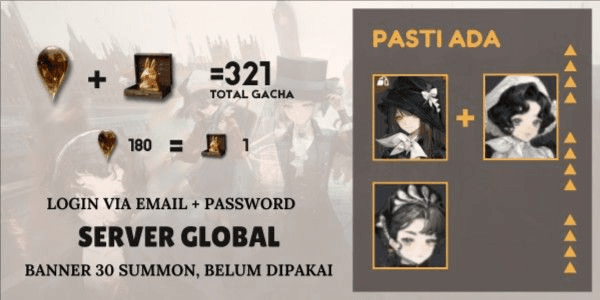 Gambar Product Reroll Account READY TO GACHA Reverse1999 - 24