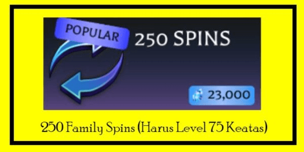 Gambar Product 250 Family Spins