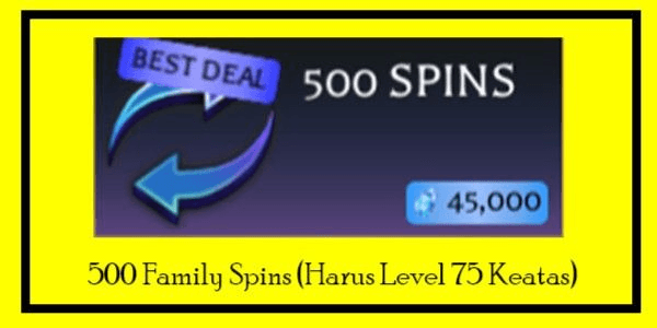 Gambar Product 500 Family Spins