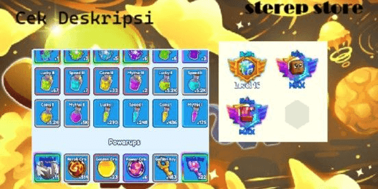 Gambar Product Akun Bubble Gum Simulator Infinity - Max Mastery - Check Desc