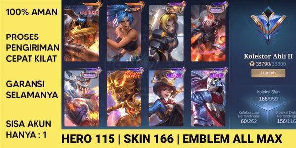 Gambar Product Transformer Roger | KOF Karina | Collector Natalia | Lunar Fest Sun | 2 S.A.B.E.R. | 2 V.E.N.O.M. | 9 Epic | Plus 166 Other Skins