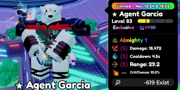 Gambar Product Agent Garcia Trait Almighty