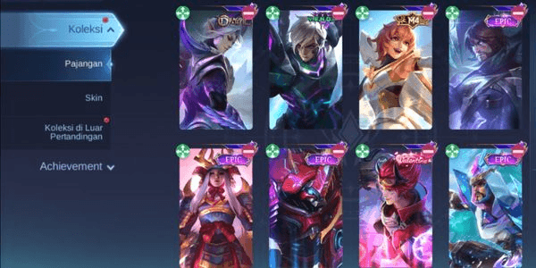 Gambar Product AKUN SHARING WR BAGUS POLOSAN SKIN BANYAK TIPE AKUN ASSASIN