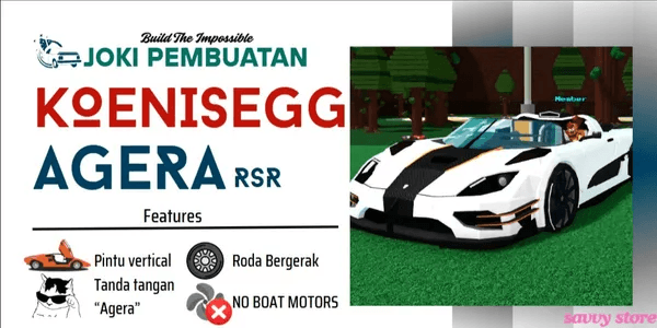 Koenigsegg Agera RS Build Service | Build A Boat For Treasure