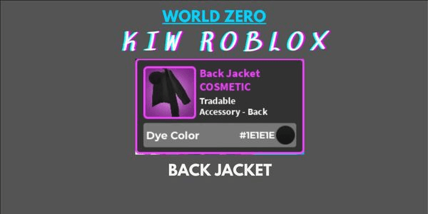 Gambar Product バックジャケット #1E (Back Jacket #1E)