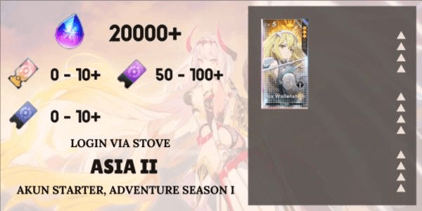 Gambar Product Akun Reroll SIAP GACHA Starter - 2