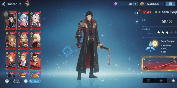 Gambar Product Akun Solo leveling, Goto Ryuji A3
