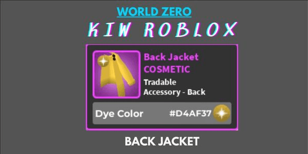 Gambar Product BACK JACKET
