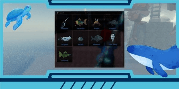 Gambar Product Paket 9 Fish for Second Sea's "Animals - Sea 2" Bestiary (Parrotfish, Crocokoi, Capybass, Siren Sheep, Krabbit, Racuda, DLL)