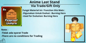 Fireproof Uniform (Anime Last Stand)