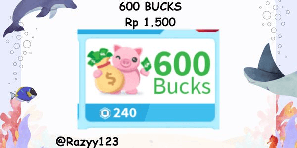 Gambar Product 600 Bucks - Adopt Me