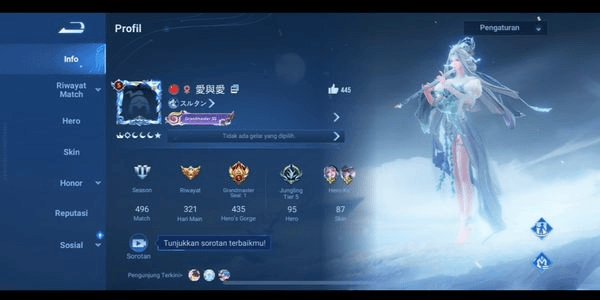 Gambar Product Account Honor of Kings