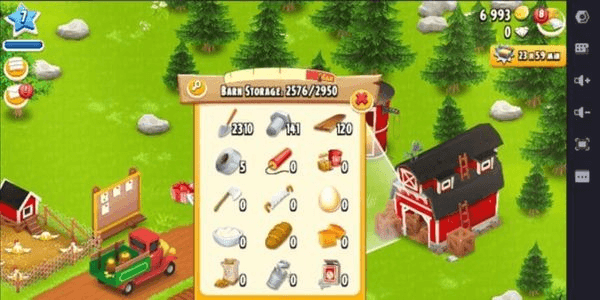 Gambar Product AKUN FARM HAY DAY LEVEL 7 BARN 2900 ISI SKOP