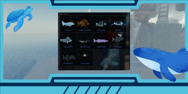 Gambar Product Paket 10 Fish for First Sea's "Animals" Bestiary (Mained Lionfish, Seacow, Zebrafishlet, Salmoose, Porcufish, DLL)