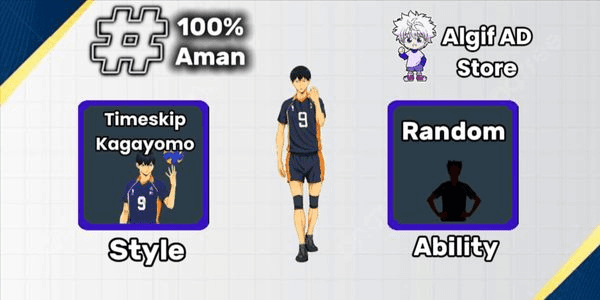 Gambar Product Akun Timeskip Kagayomo | Haikyuu Legends
