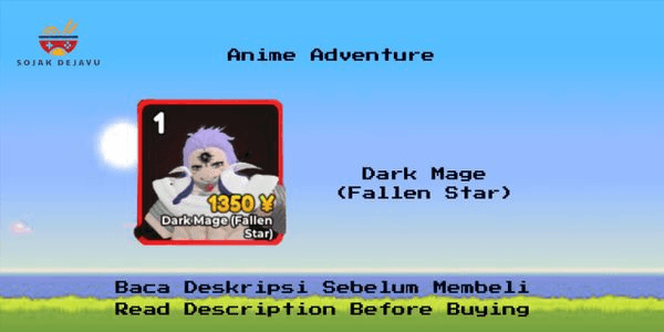 Gambar Product Dark Mage | Anime Adventures