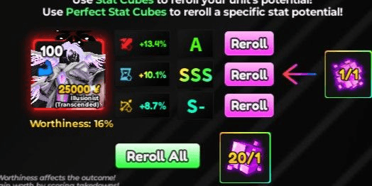 Gambar Product shiny illusionist/aizen good stats