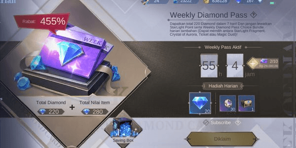 Gambar Product Akun Mobile legend murah