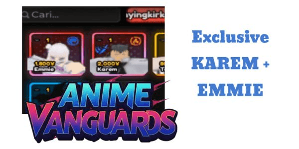 Gambar Product Starter anime vanguard accounts - Exclusive Karem + Emmie