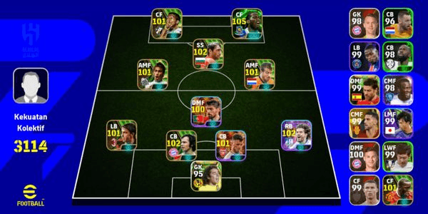 Gambar Product Akun Efootball Epic Drogba x Epic ShowTime Player