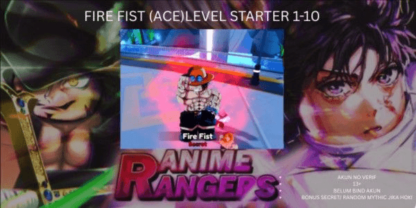 Gambar Product Akun Anime Rangers X | Fire Fist (Ace) |
