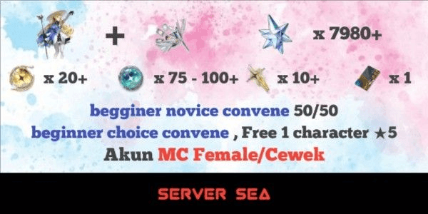 Gambar Product GACHA Starter READY Reroll Account [SEA] - 1