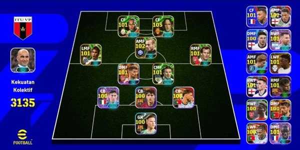 Gambar Product Akun eFootball EPIC 3100+ Strength - Murah & Bergaransi