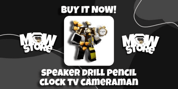 Gambar Product SPEAKER DRILL PENCIL CLOCK TV CAMERAMAN